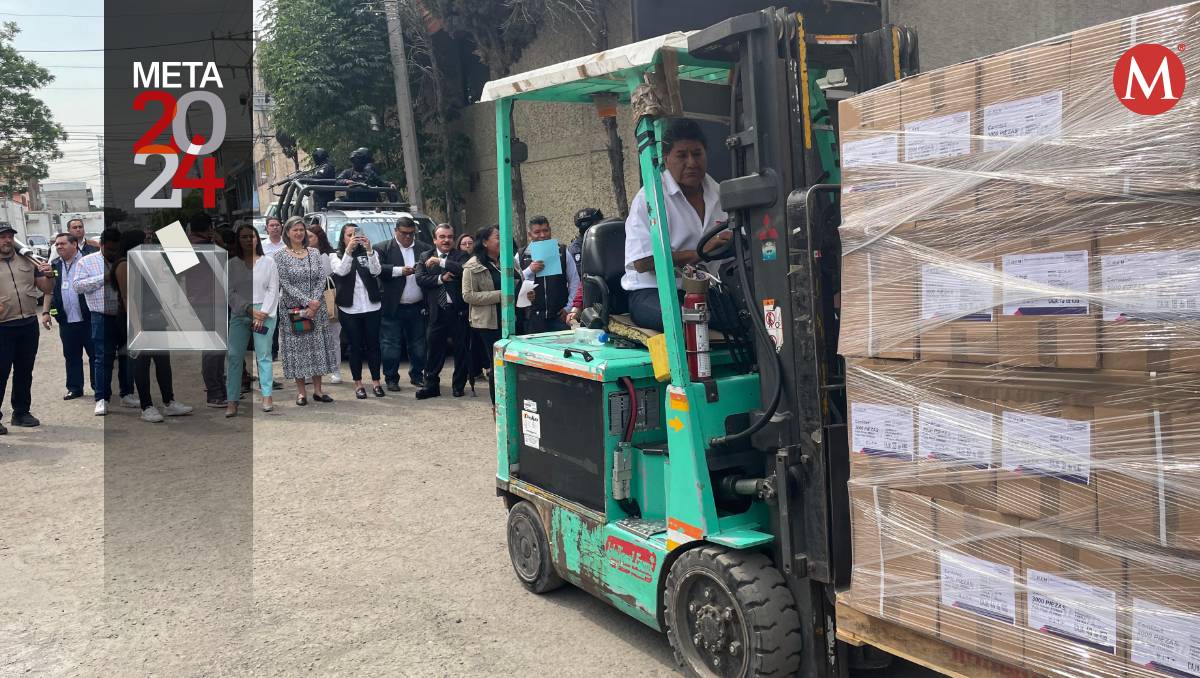 Inicia distribución de boletas electorales locales en Edomex| Foto: Bernardo Jasso