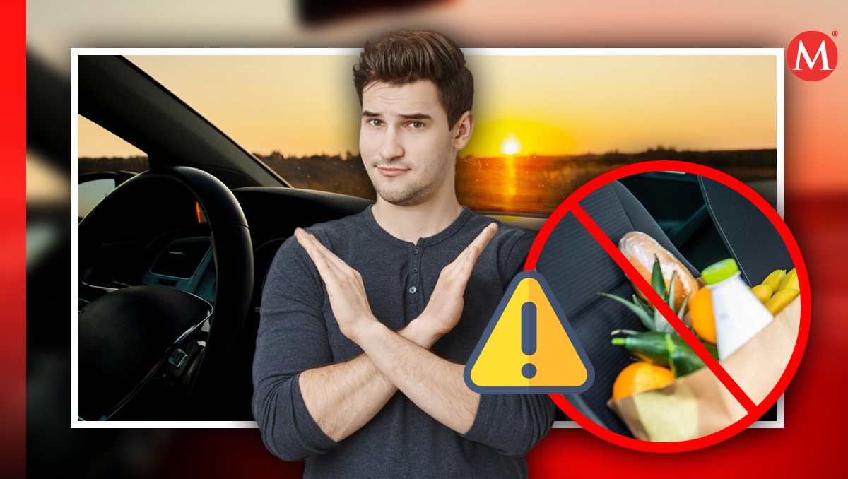 Los alimentos dentro del automóvil puede echarse a perder