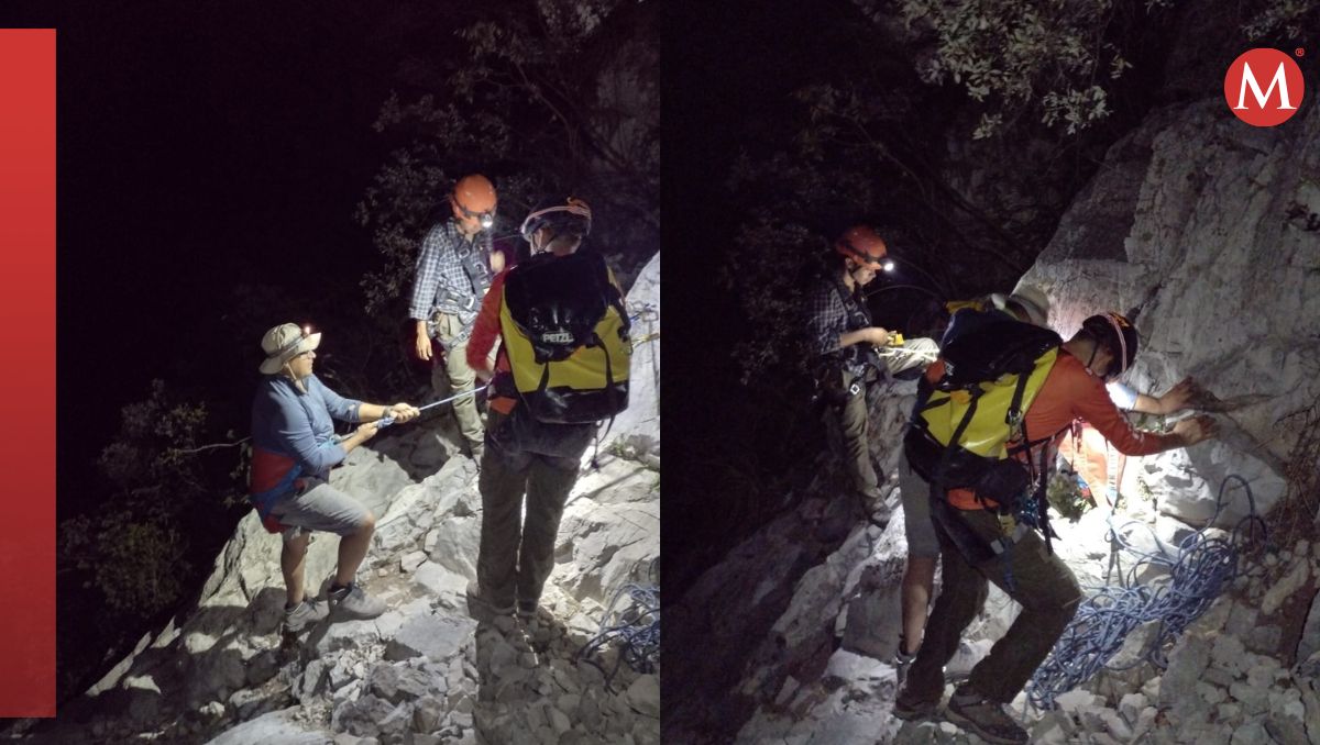 Protección Civil Nuevo León rescate en La Huasteca, Santa Catarina | Especial