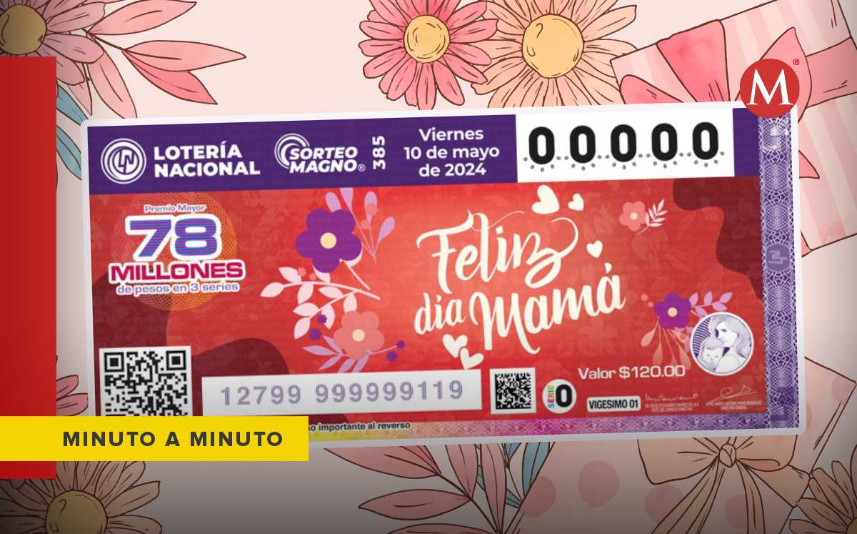 El Sorteo Magno tendrá lugar este 10 de mayo para dar a conocer a los ganadores de más 12 mil premios | MILENIO