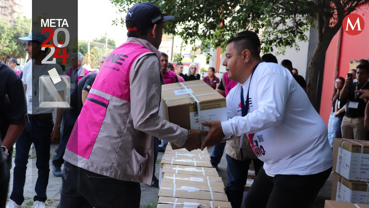 Llegan boletas electorales a Jalisco distrito 10 (Foto: Roberto Hurtado | Diseño: Milenio