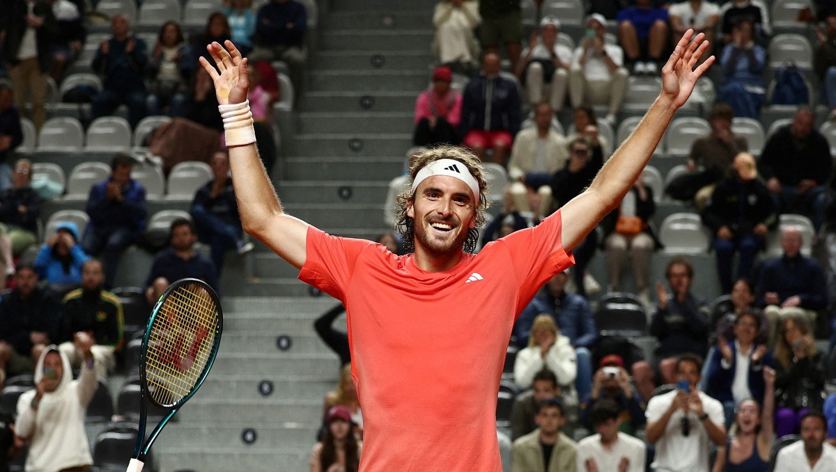 Stefanos Tsitsipas avanza a la tercera ronda del Masters de Roma (Reuters)