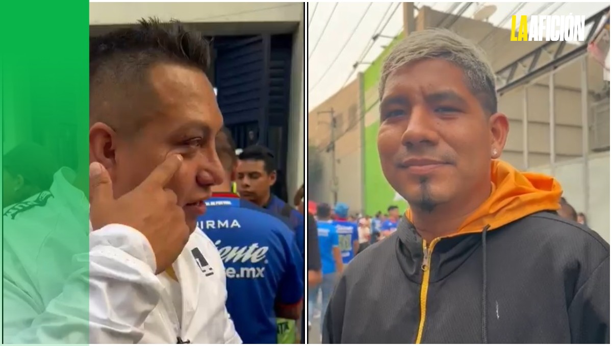 Aficionados de Cruz Azul golpean y quitan bufanda a seguidores de Pumas (Violeta Alva)