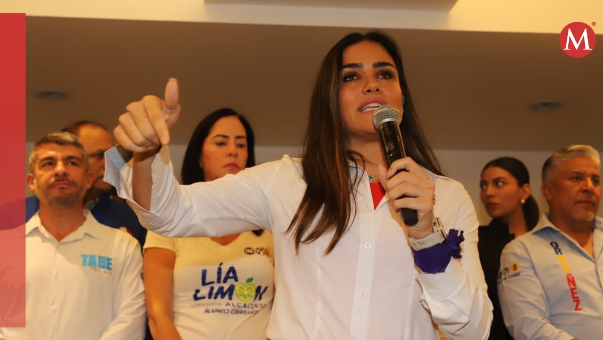 Alessandra Rojo de la Vega en conferencia de prensa. Javier Ríos