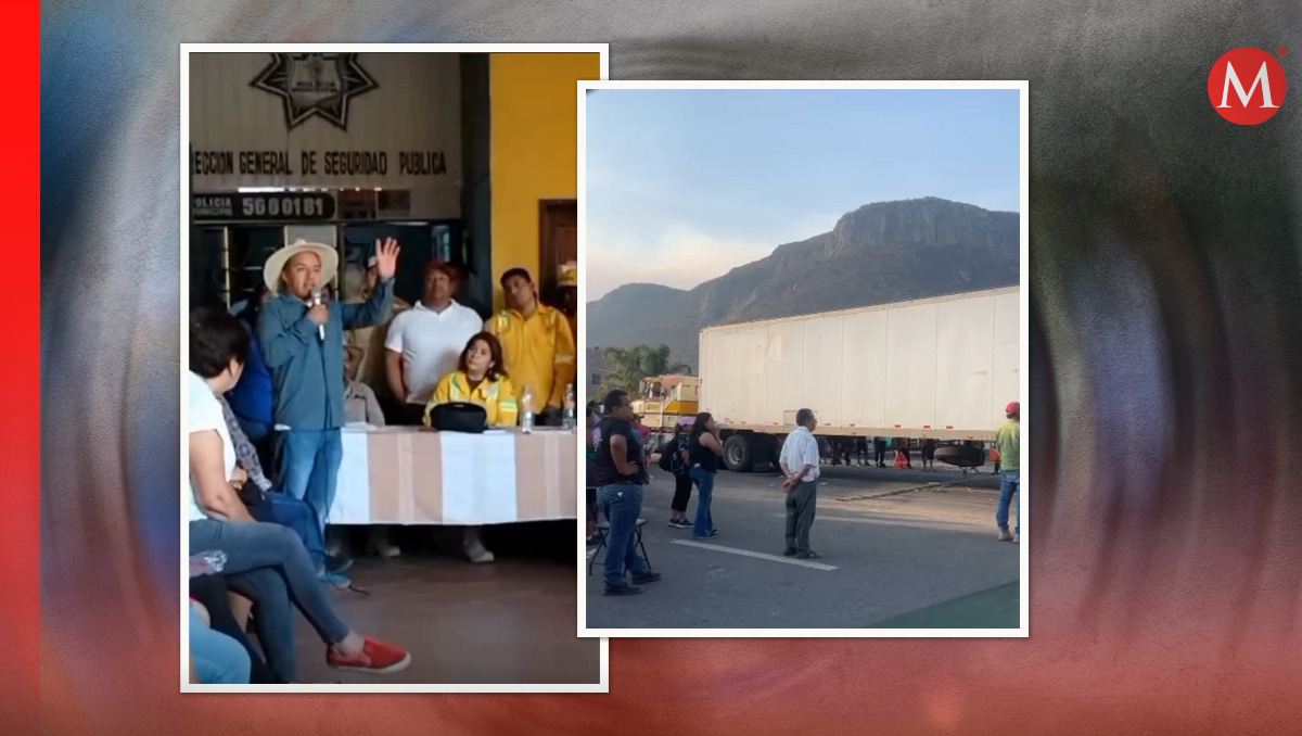 El primer bloqueo sobre la carretera federal 190, fue instaurado desde la tarde del jueves a la altura del ejido Unión Zapata. Especial