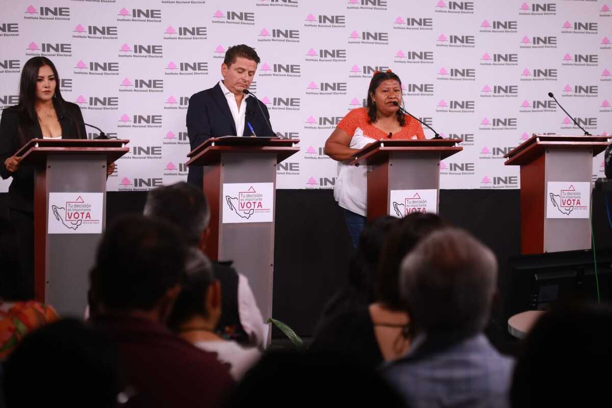 Sin dos candidatos, se realizó el debate entre aspirantes al Senado en Hidalgo (Jorge Sánchez)