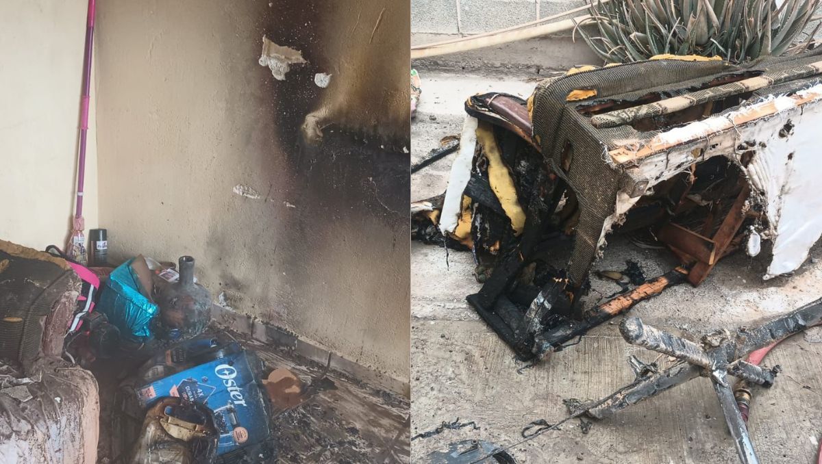Incendio en vivienda en Torreón, Coahuila. | Especial