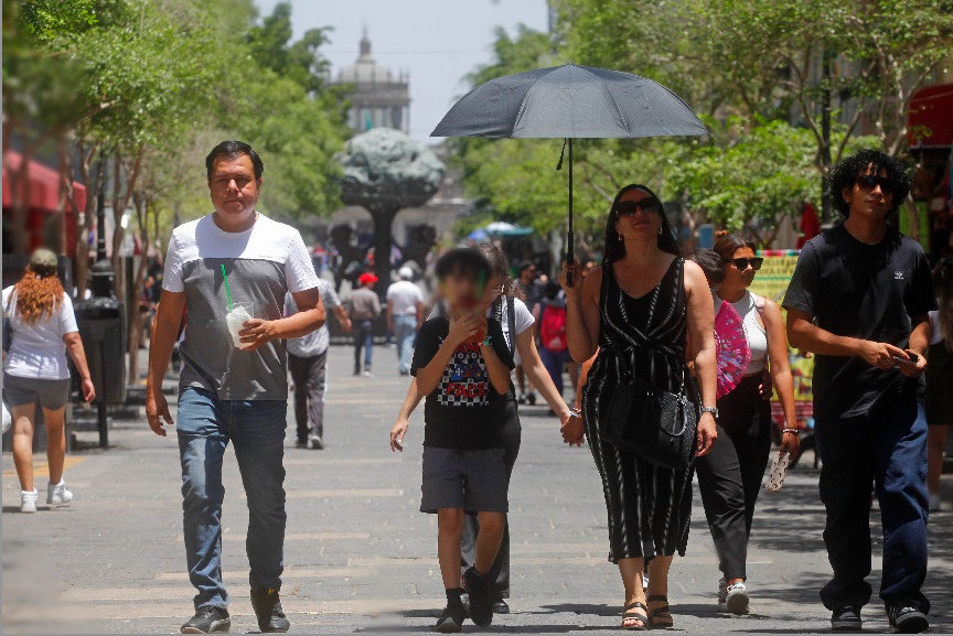 Jalisco  registró el récord del día más caluroso con 40 grados . (Fernando Carranza)