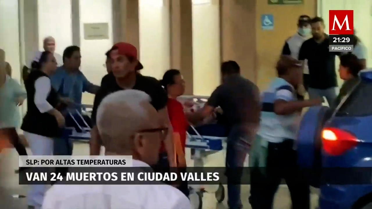 24 personas pierden la vida por calor extremo en Ciudad Valles, San Luis Potosí