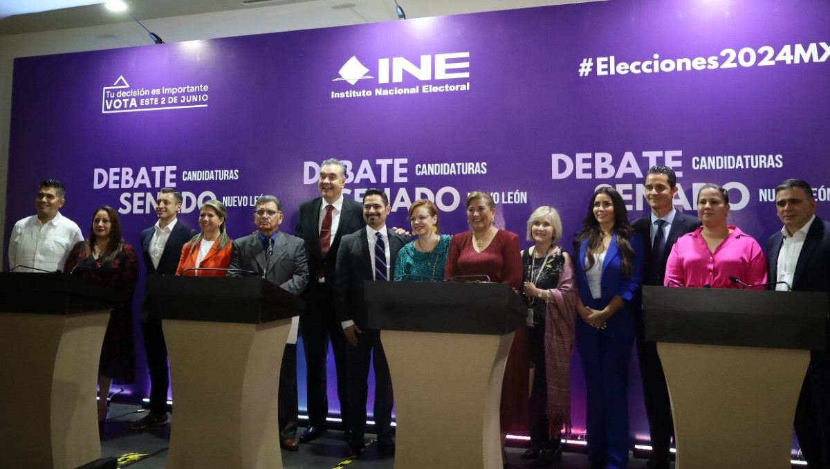 Entre propuestas y ataques realizan debate al Senado por Nuevo León. Foto: Especial