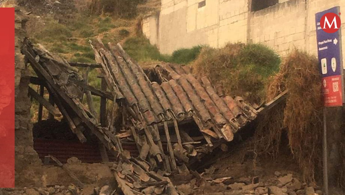 El sismo provocó desprendimiento de tierra en Guatemala. | Especial
