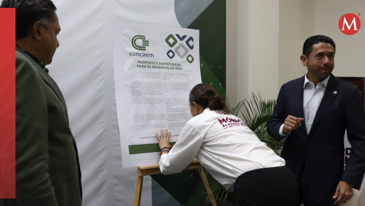 Candidatos de Morena Edomex firman acuerdo de Concaem. Foto: (Especial)