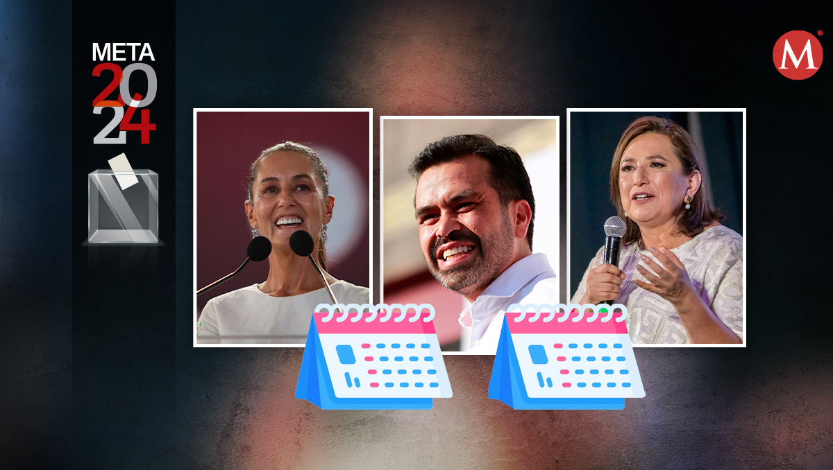 Los candidatos a la Presidencia se encuentran de gira por el país en sus campañas electorales.  | Diseño: Margarita Salmoran