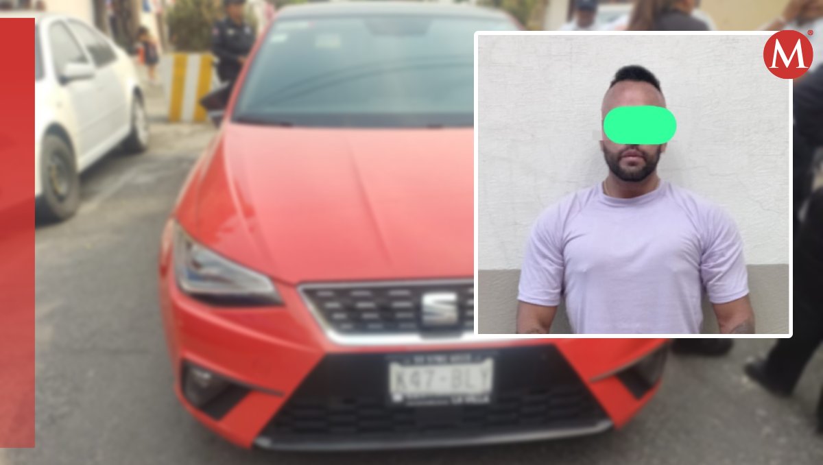 Luis Alberto “N”, agresor del policía municipal de Texcoco. Foto: (Especial)