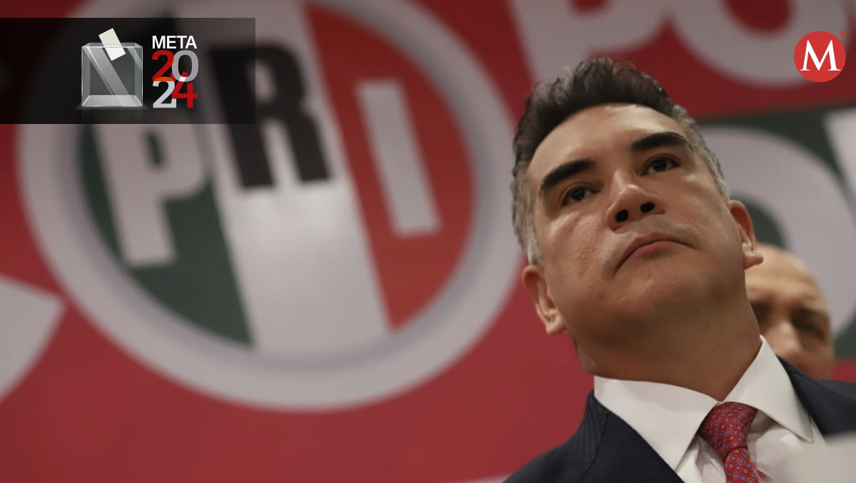 Alejandro Moreno, presidente nacional del Partido Revolucionario Institucional, ofrece conferencia de prensa. | Octavio Hoyos