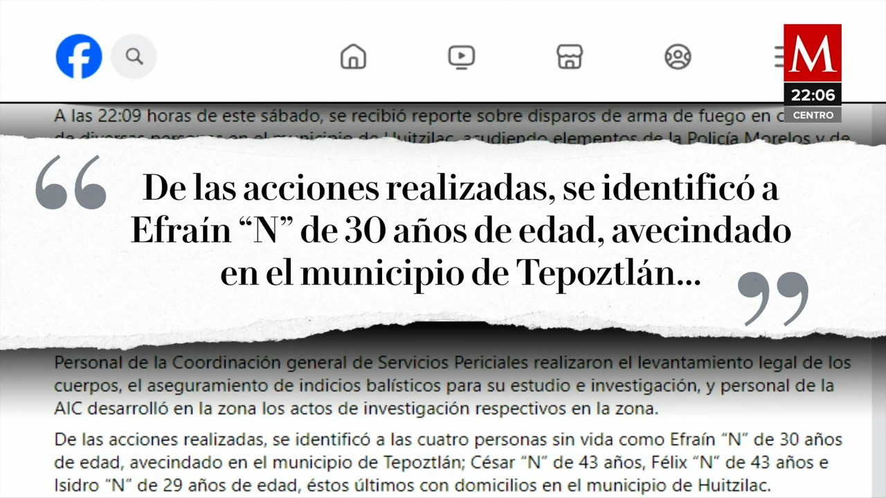 Ataque armado en bar de Huitzilac, Morelos, deja 8 muertos y escuelas suspenden clases