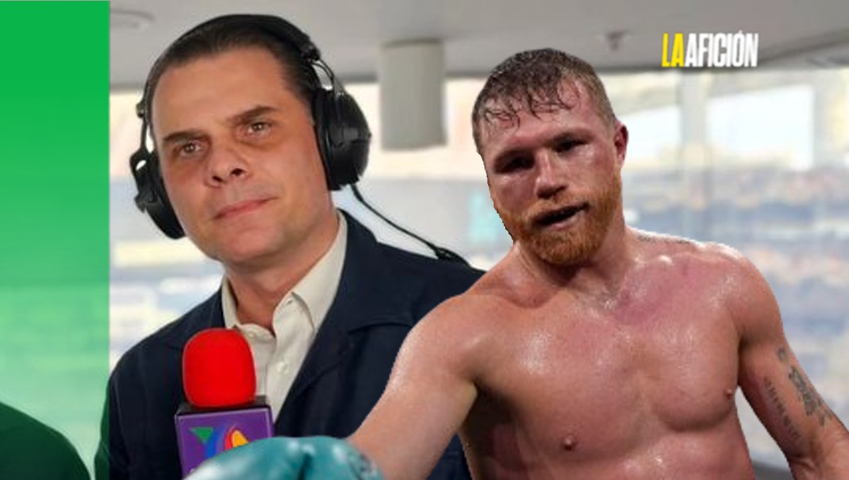 Christian Martinoli le 'canta un tiro' al 'Canelo' Álvarez y así respondió el boxeador (Instagram @farsantescongloria/AFP)