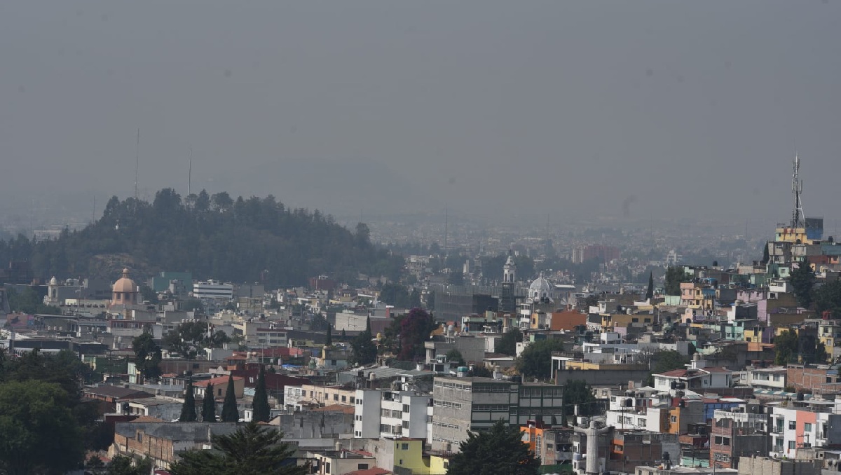 Contaminación atmosférica en Edomex. Foto: (Tania Contreras)