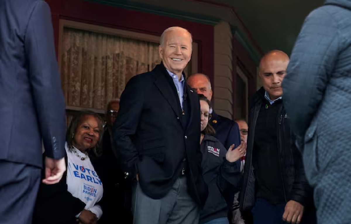 Evento de campaña de Biden (Reuters)
