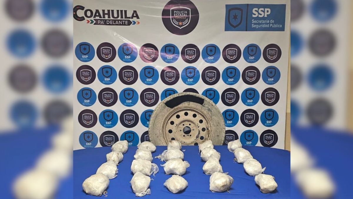 La Policía de Coahuila realizó el aseguramiento de droga. (especial)