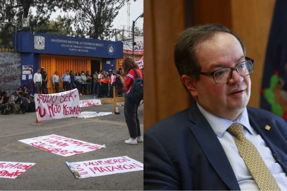 Lomelí habla de lo que sucedió en CCH Naucalpan.