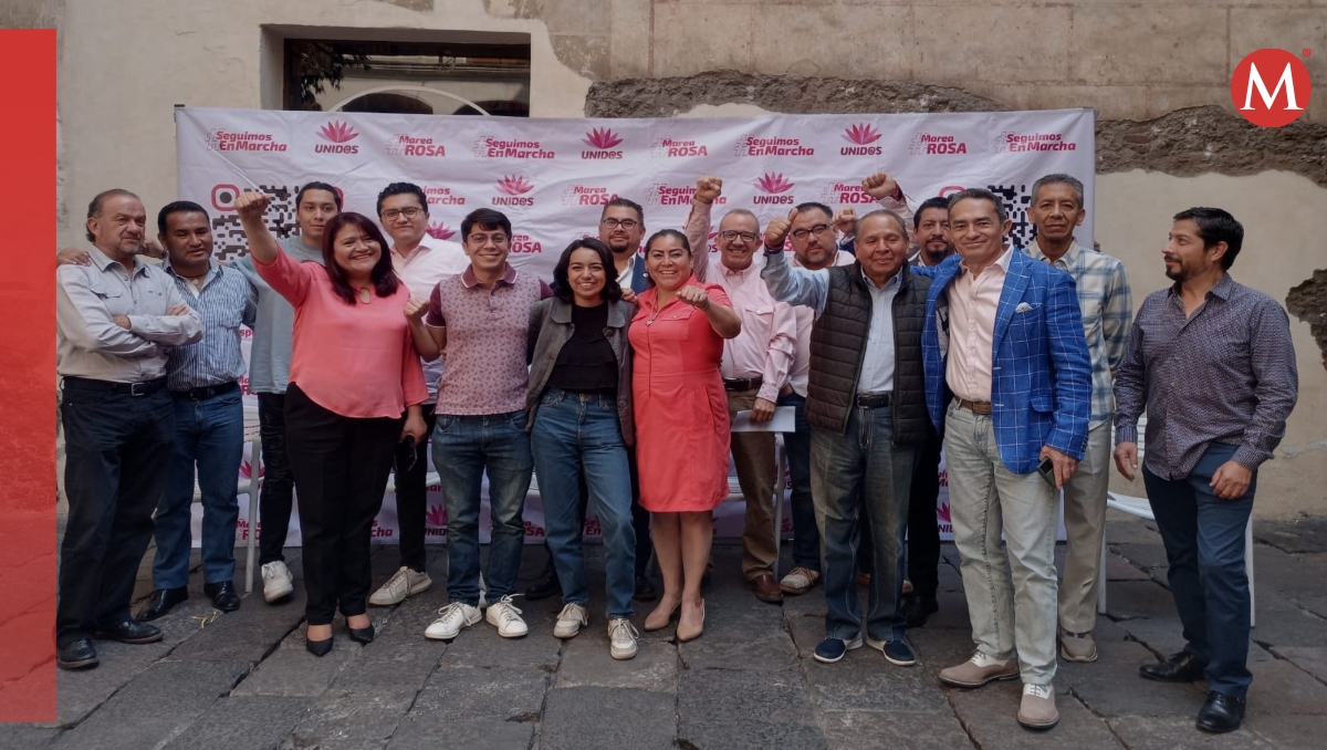 Marea rosa convoca a marcha por la democracia en Puebla | Leslie Mora