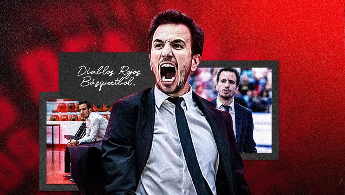 Nicolás Casalanguida se convierte en el head coach de los Diablos Rojos de Basquetbol (X @DiablosBasquet)