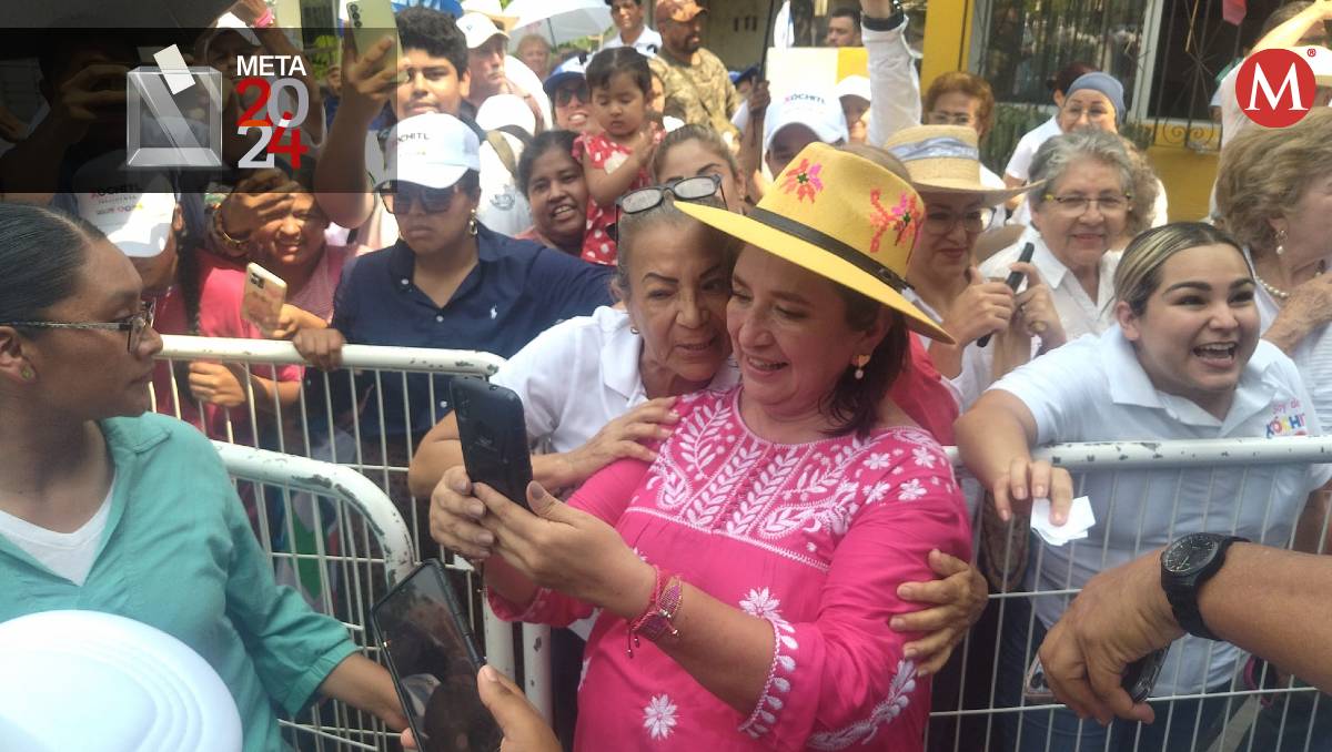 Xóchilt Gálvez estuvo en Pánuco. (Noel Vergara)