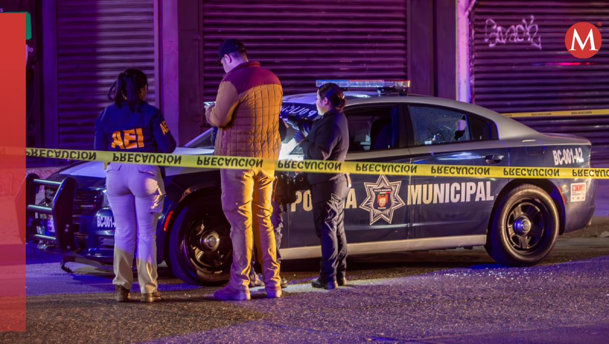 Asesinan a policía y atacan a tiros a otro en Tijuana. (Foto: Especial)