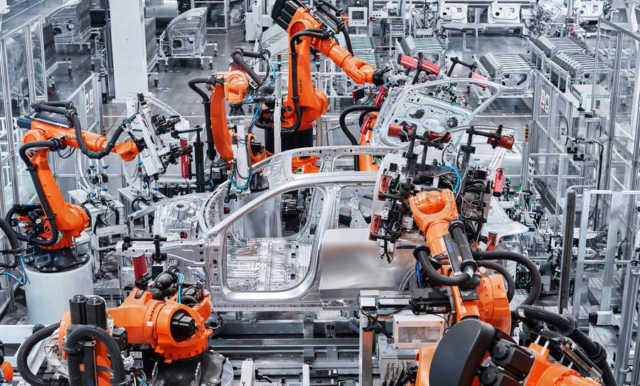 La Segunda Base de Fabricación Avanzada de NIO es una fábrica digital inteligente. (Xinhua)