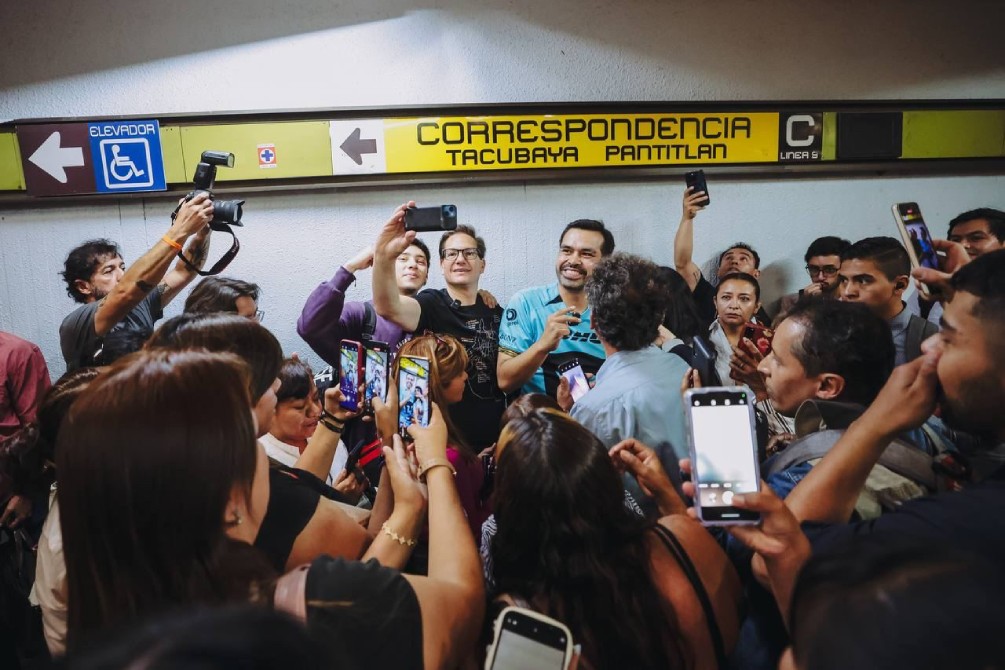 Chertorivski y Máynez en recorrido por Líneas 9 y 3 del Metro de la Ciudad de México