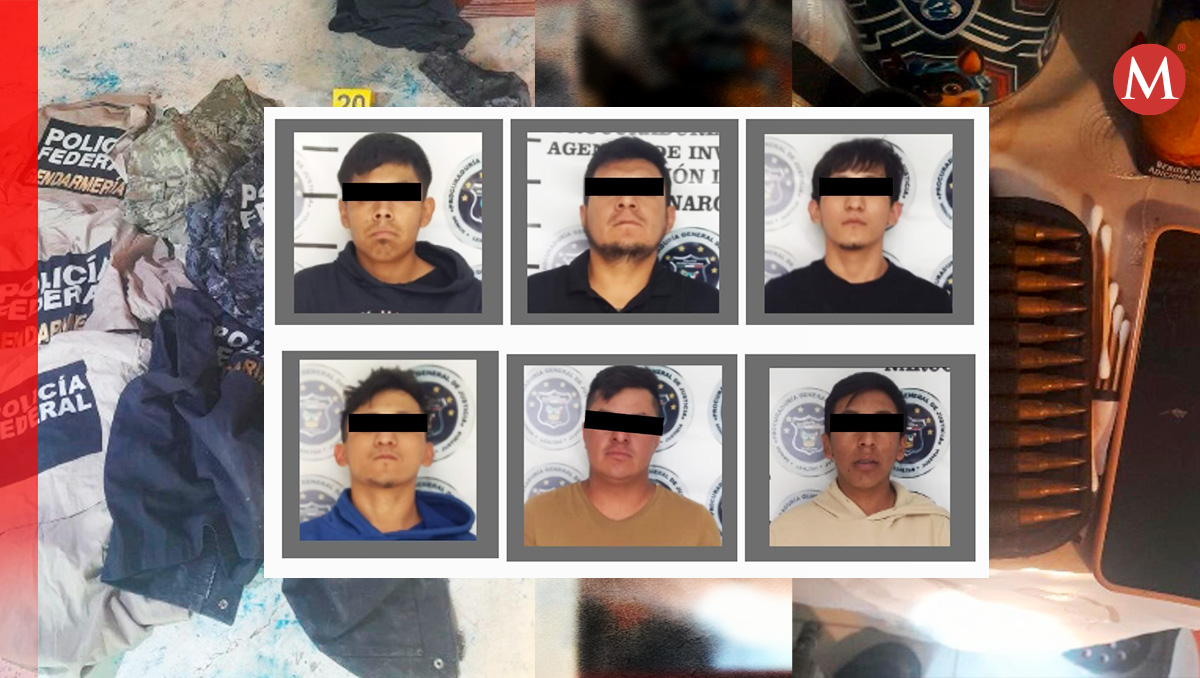 Marihuana, armas y un chaleco balístico fueron asegurados durante el operativo en Zempoala