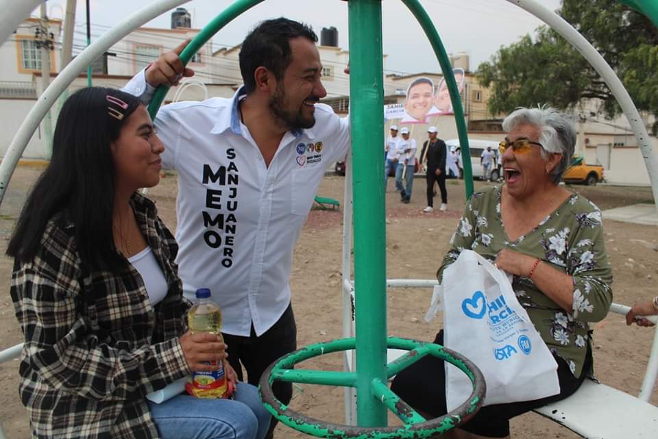 Memo Sanjuanero, candidato a diputado local.