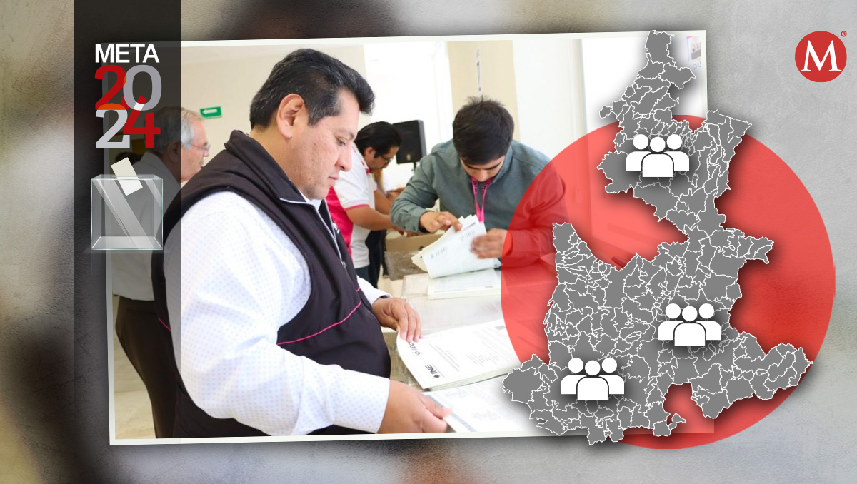 ¿Qué municipios de Puebla tienen mayor cantidad de electores? | Diseño Milenio