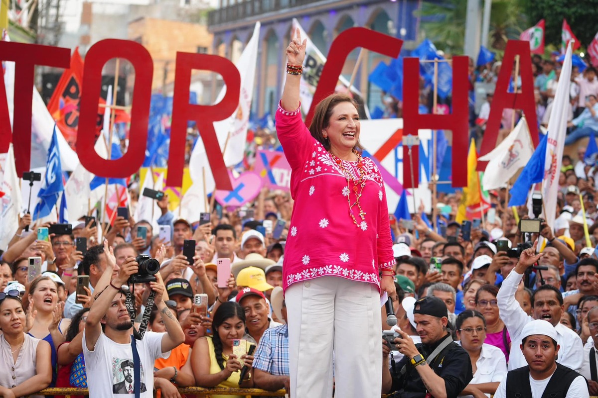 Xóchitl Gálvez, candidata a la Presidencia por PAN, PRI y PRD. | Foto: Especial