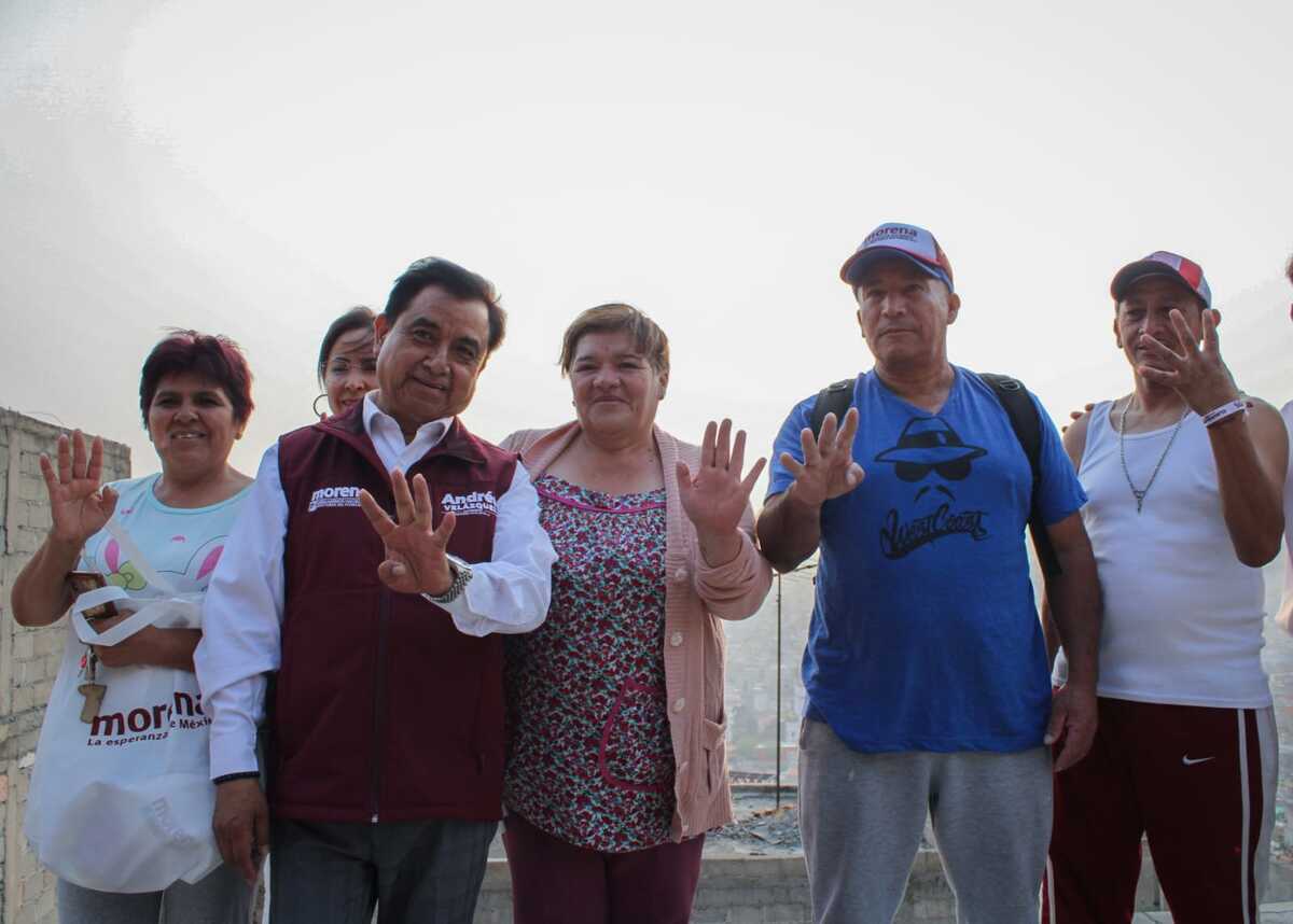 Andrés Velázquez, candidato de la 4T y Nueva Alianza.