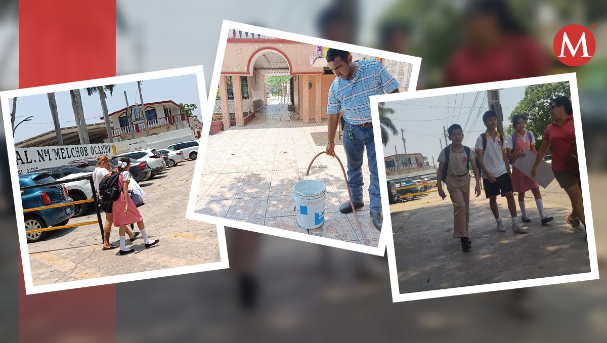 Falta de agua y luz suspende clases en escuelas del sur de Tamaulipas