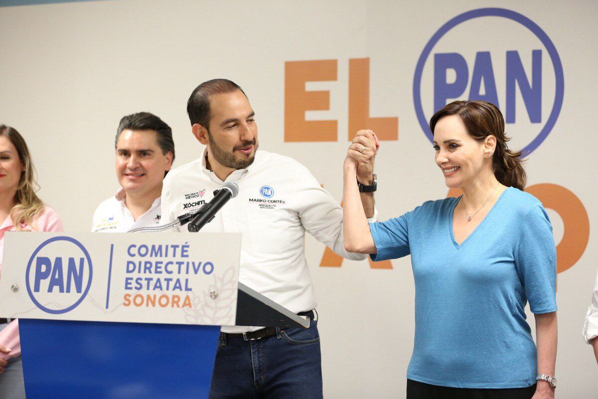 Marko Cortés y Lilly Téllez. | Foto: Especial