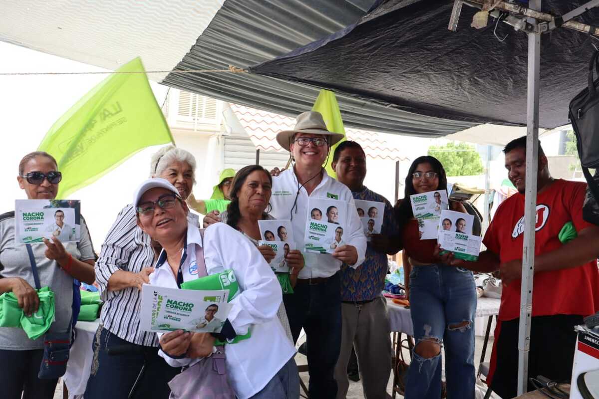 Nacho Corona lleva sus propuestas al mercadito de La Merced 2. | Especial
