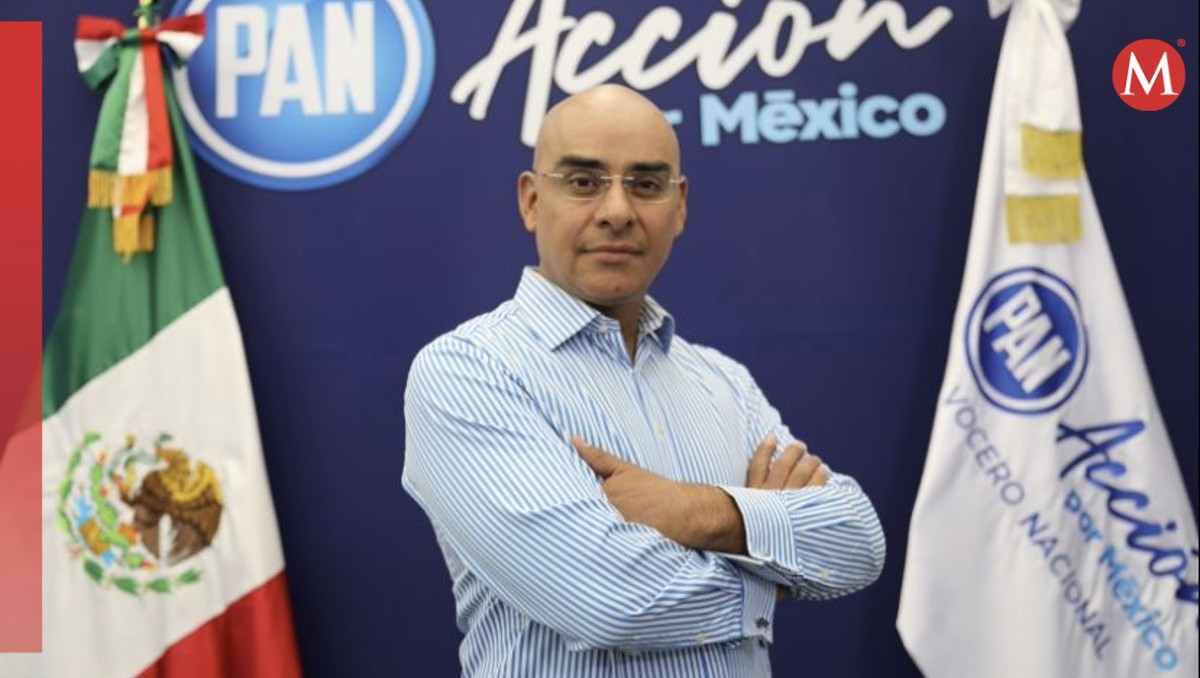 El vocero del Partido Acción Nacional, Marcos Aguilar Vega. | Especial