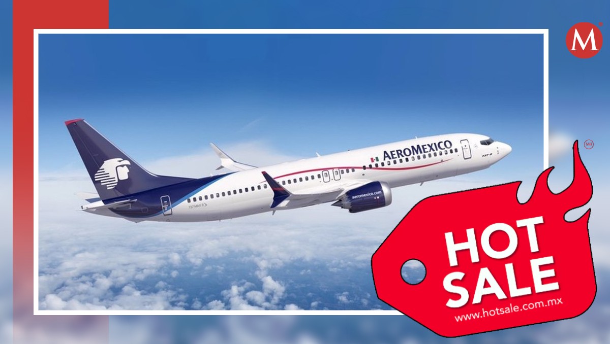 Aeroméxico se unió al Hot Sale 2024 con promociones en vuelos y con pago de tarjetas. (Especial)