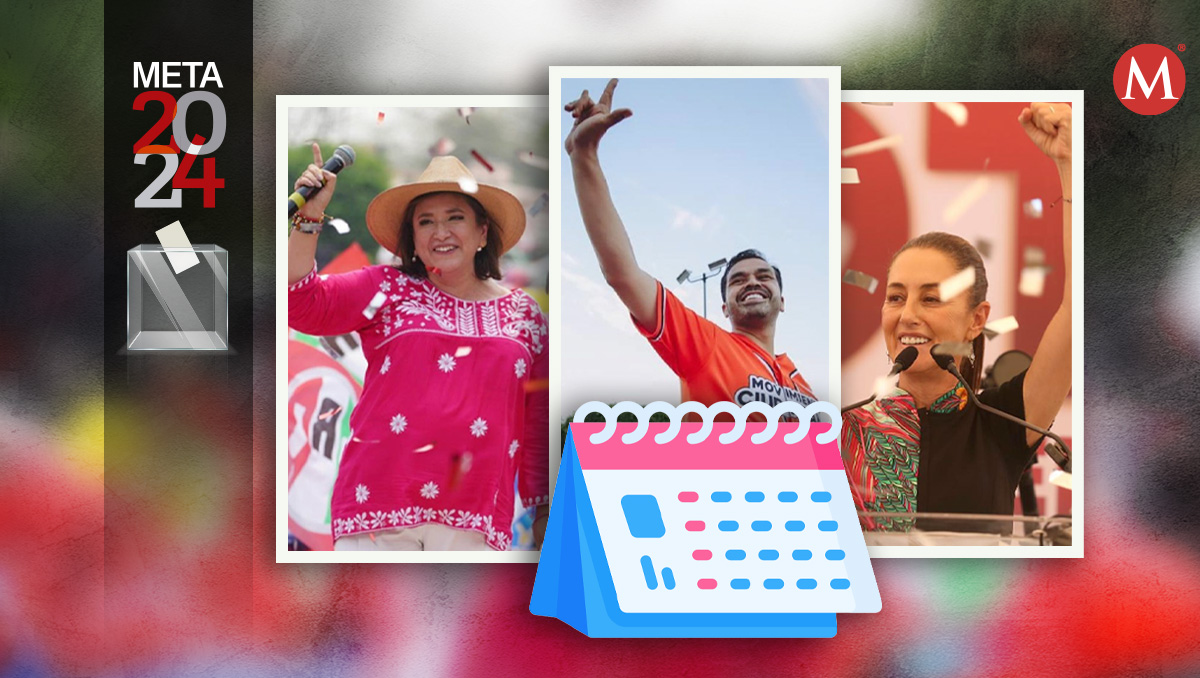 Campaña de Sheinbaum, Gálvez y Máynez HOY 17 de mayo | Fotos: Cuartoscuro