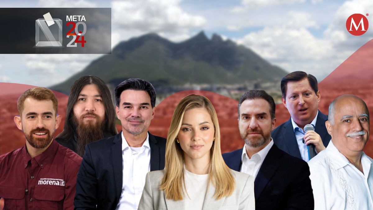 Debate a la alcaldía de Monterrey. Foto: Especial