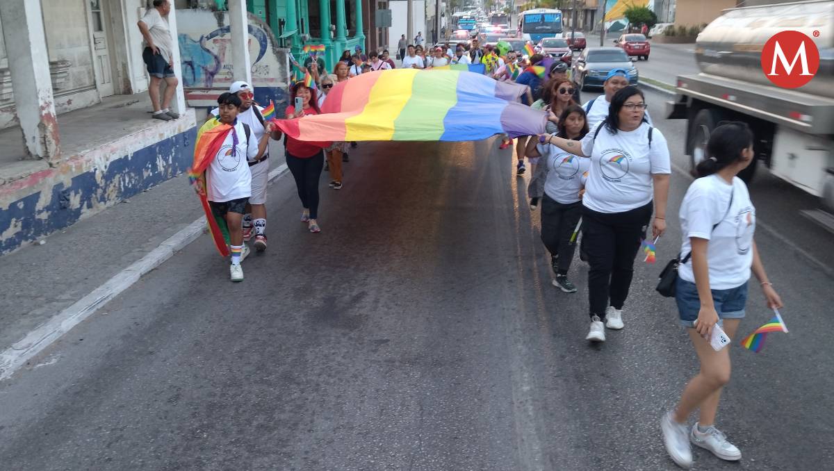 Marcha contra la homofobia en Tampico. (Jaime Maya)