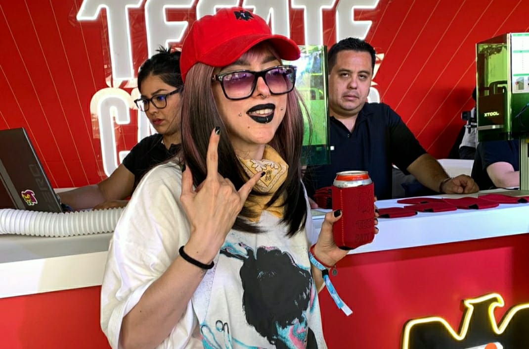 Paty Cantú en la fiesta musical de Tecate Emblema / Cristóbal Sandoval