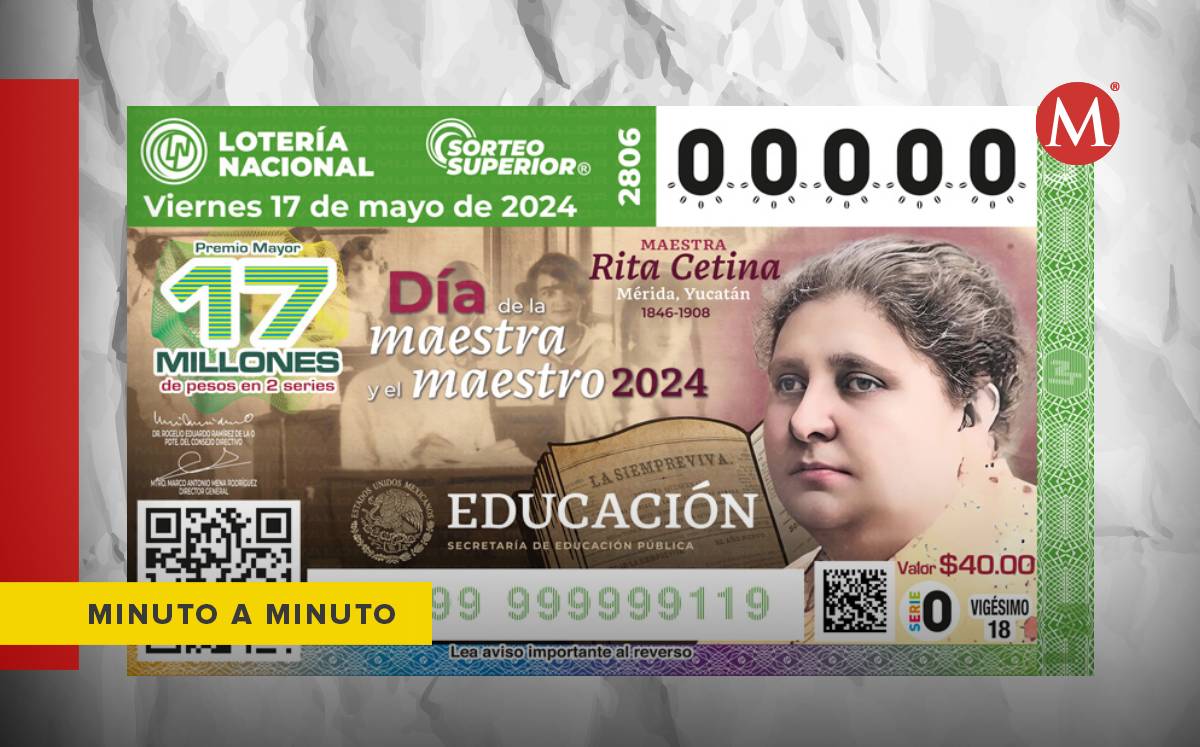 Los premios directos del Sorteo Superior son los que cantan los niños durante la celebración del evento | MILENIO