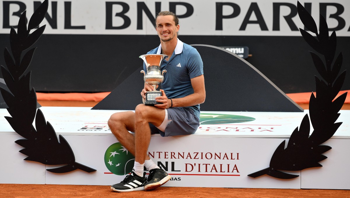 Alexander Zverev vence a Jarry y se corona campeón del Abierto de Roma (EFE)