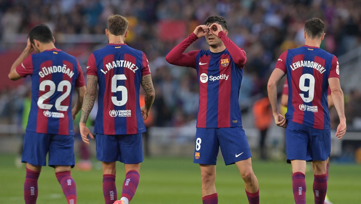 Barcelona firma el subliderato de LaLiga tras golear al Rayo Vallecano (AFP)