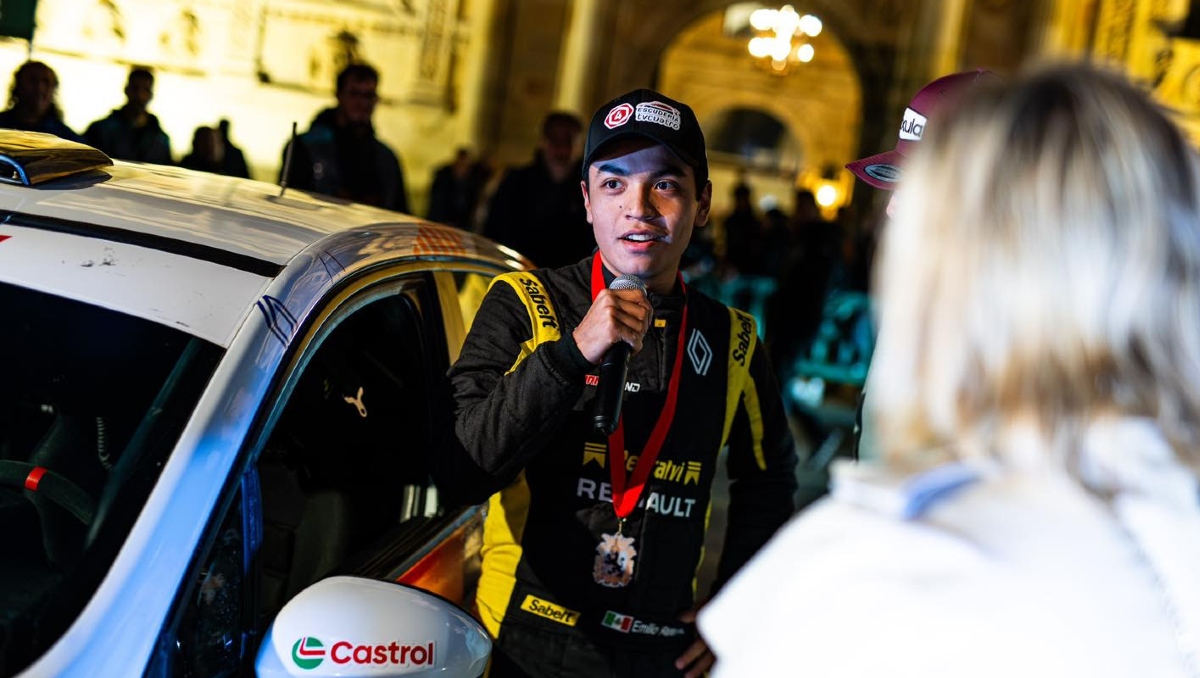 Emiliano Retama se consagra en el Rally Reino de León en España (Cortesía)