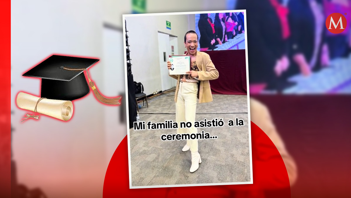 Joven se logra graduar de la universidad pero es plantado por su familia.